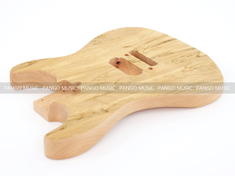 DIY Electric Guitar Kit with Spalted Maple Top (LRF-014, Limited Edition)