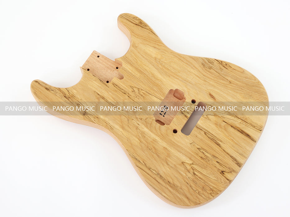 DIY Electric Guitar Kit with Spalted Maple Top (LRF-014, Limited Edition)