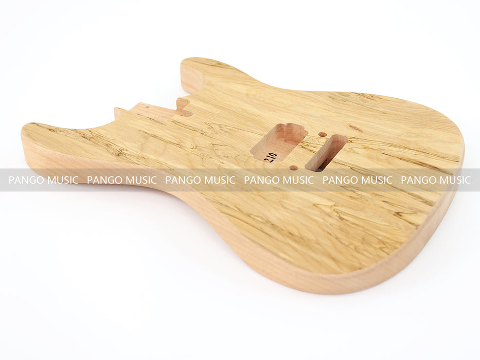 DIY Electric Guitar Kit with Spalted Maple Top (LRF-014, Limited Edition)