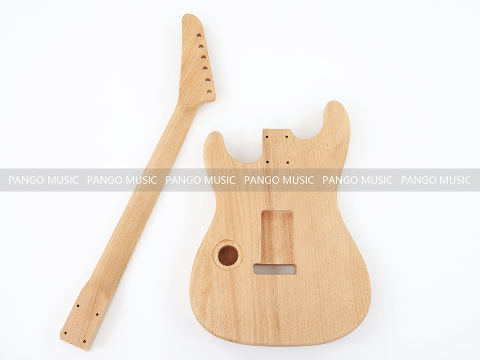 DIY Electric Guitar Kit with Spalted Maple Top (LRF-014, Limited Edition)