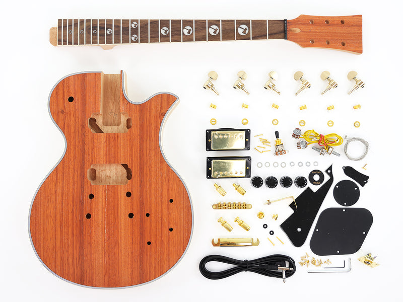 DK Series New LP Custom Style DIY Electric Guitar Kit (DLP-011B-A, Free & Fast Shipping, Tariff-free, Up for Auction!)