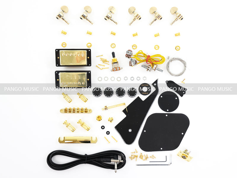 DK Series New LP Custom Style DIY Electric Guitar Kit (DLP-011B-A, Free & Fast Shipping, Tariff-free, Up for Auction!)
