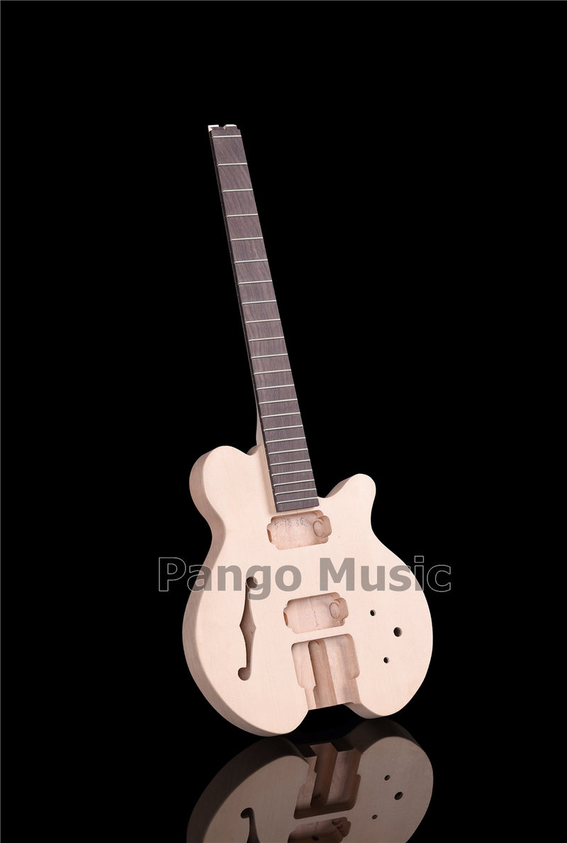 Headless Style Semi Hollow Body DIY Electric Guitar Kit (PTM-152)