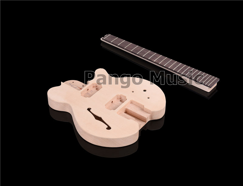 Headless Style Semi Hollow Body DIY Electric Guitar Kit (PTM-152)