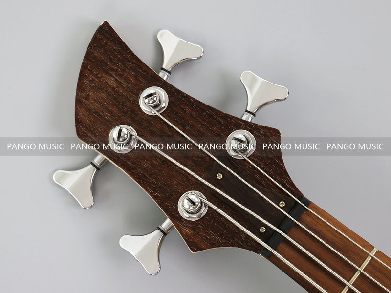 Dan Armstrong Style Clear Acrylic 4-String Electric Bass Guitar with Changing LED Lights (PAG-009)