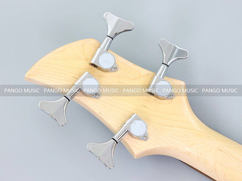 Dan Armstrong Style Clear Acrylic 4-String Electric Bass Guitar with Changing LED Lights (PAG-009)