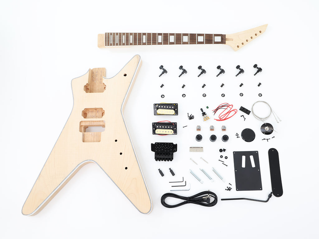 X shape DIY Electric Guitar Kit — Guitar Kit Shop