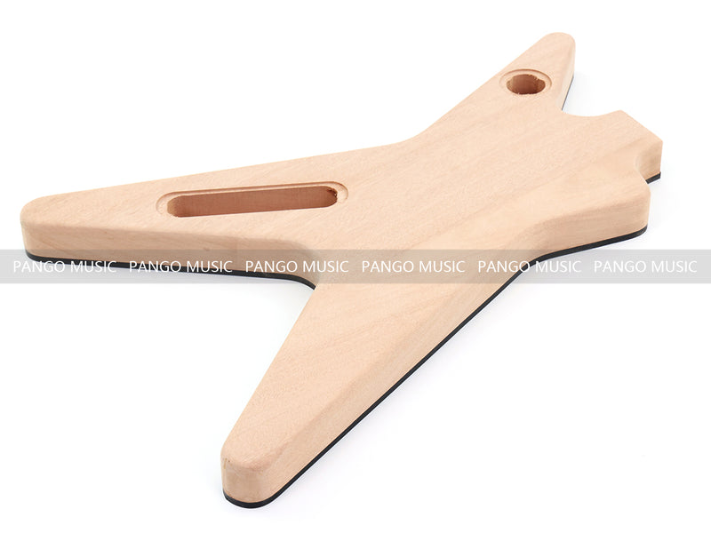 Dean Style DIY Electric Guitar Kit with Spalted Maple Top (LRF-024X)