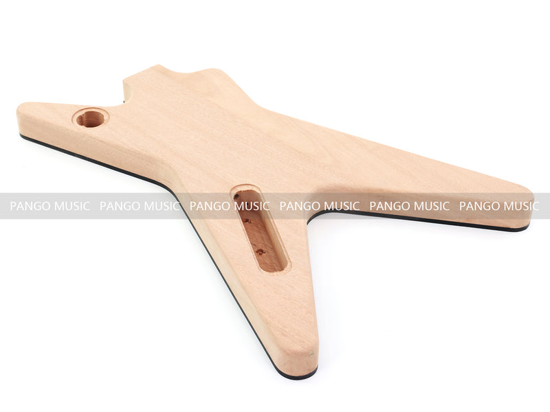 Dean Style DIY Electric Guitar Kit with Spalted Maple Top (LRF-024X)