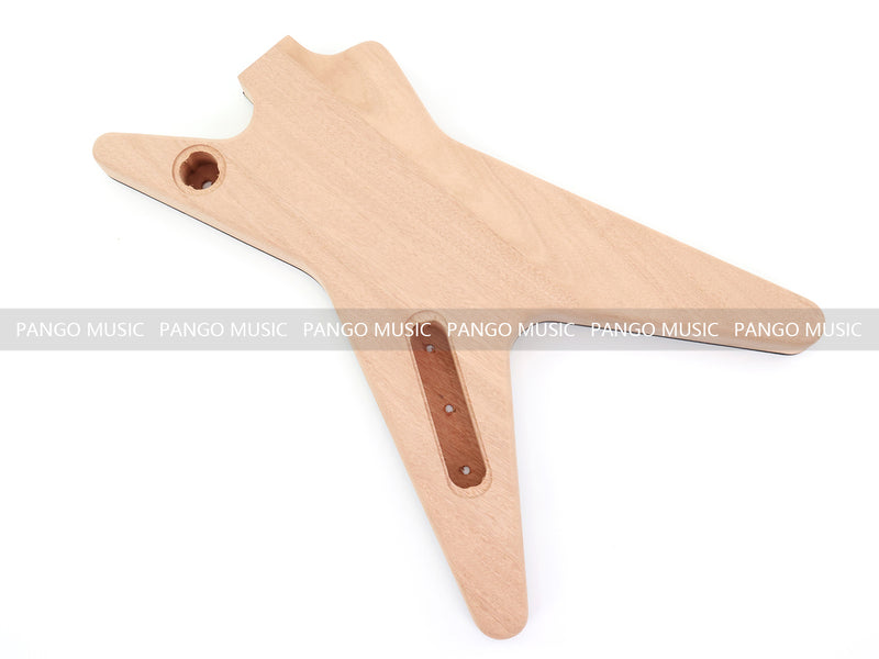 Dean Style DIY Electric Guitar Kit with Spalted Maple Top (LRF-024X)