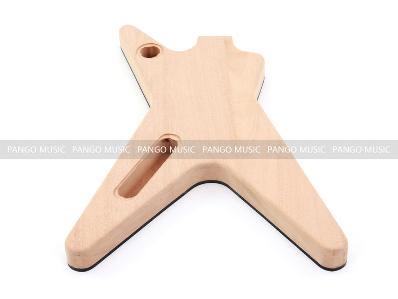 Dean Style DIY Electric Guitar Kit with Spalted Maple Top (LRF-024X)