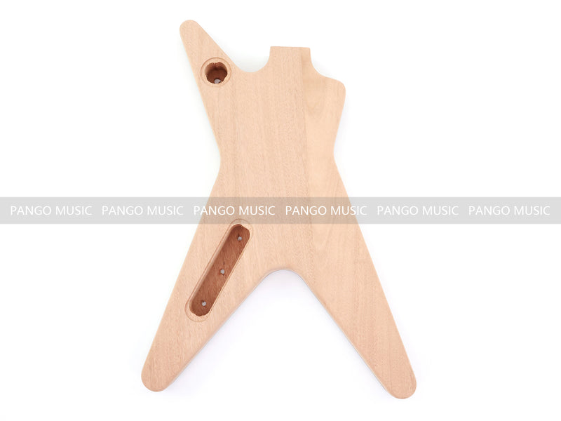 Dean Style DIY Electric Guitar Kit with Spalted Maple Top (LRF-024X)