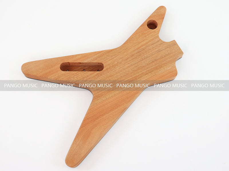 Dean Style DIY Electric Guitar Kit with Spalted Maple Top (LRF-024, Limited Edition)