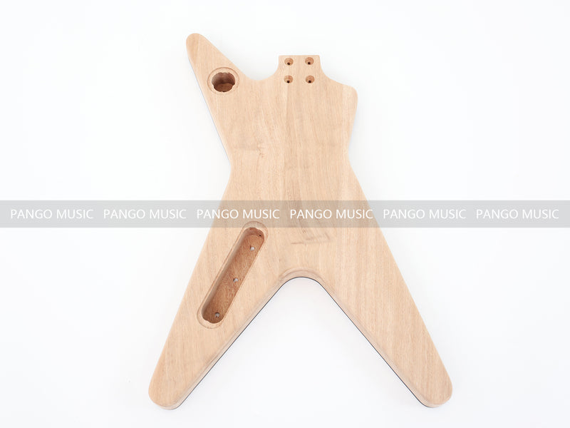 Dean Style DIY Electric Guitar Kit with Spalted Maple Top (PYX-015)
