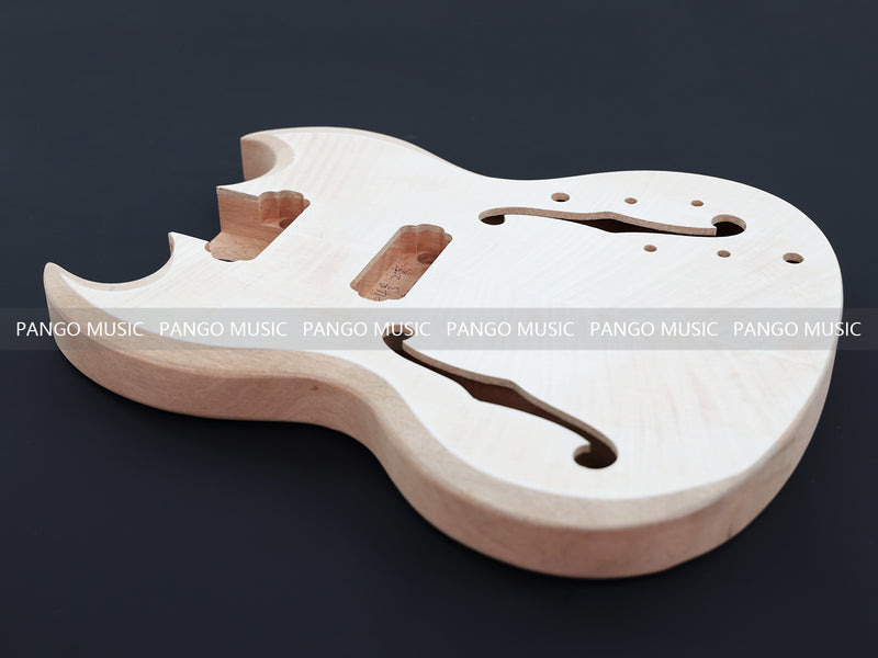 Double F Holes SG Style DIY Electric Guitar Kit (16653-F, Fast Shipping, Tariff-free)
