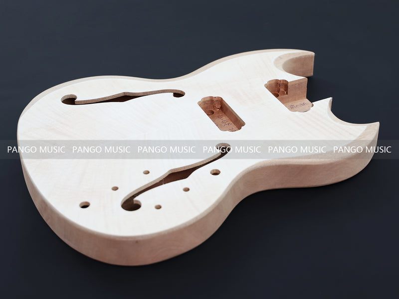 Double F Holes SG Style DIY Electric Guitar Kit (16653-F, Fast Shipping, Tariff-free)
