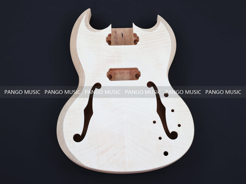 Double F Holes SG Style DIY Electric Guitar Kit (16653-F, Fast Shipping, Tariff-free)
