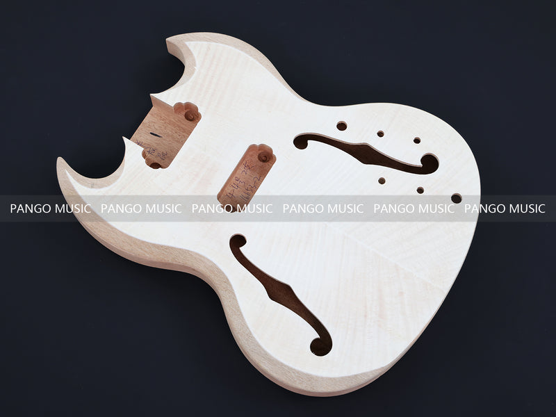 Double F Holes SG Style DIY Electric Guitar Kit (16653-F, Fast Shipping, Tariff-free)