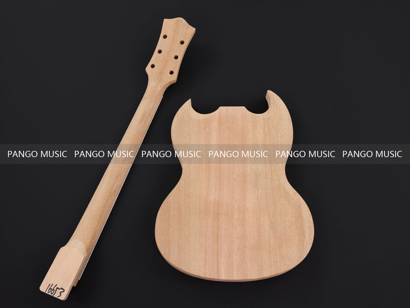 Double F Holes SG Style DIY Electric Guitar Kit (16653-F, Fast Shipping, Tariff-free)