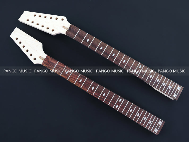 Double Neck Flying V Style Electric Guitar Kit (PYX-203X)