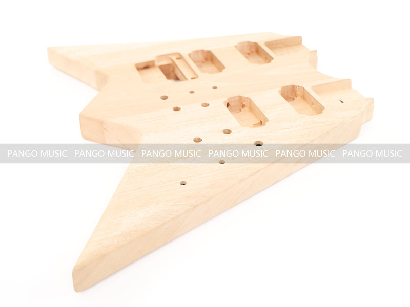 Double Neck Flying V Style Electric Guitar Kit (PYX-203X)