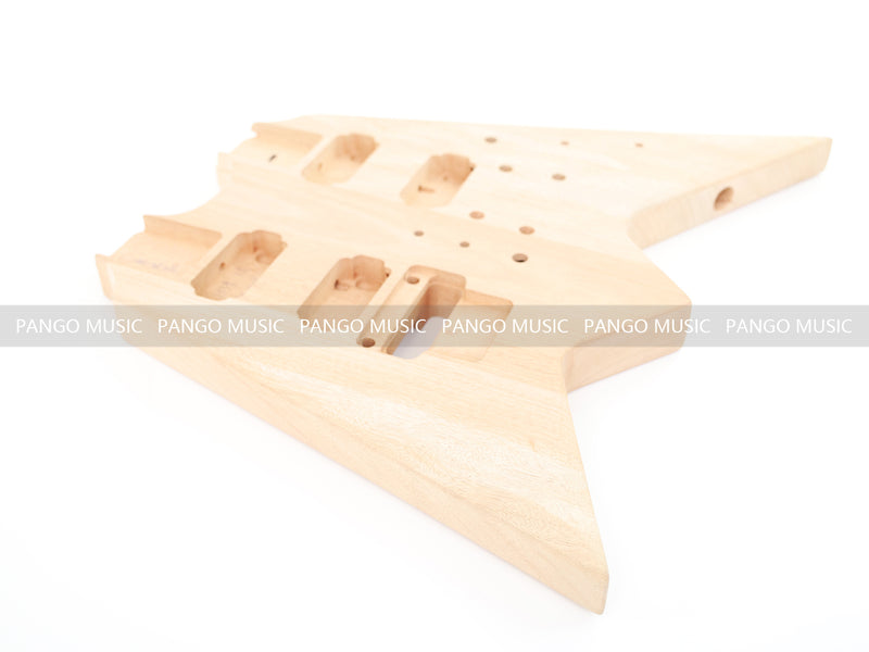 Double Neck Flying V Style Electric Guitar Kit (PYX-203X)