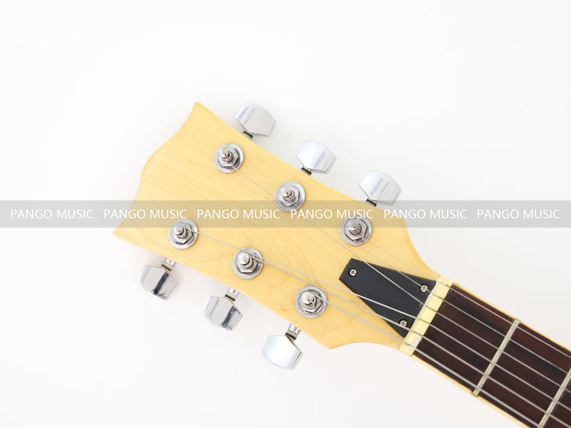 ES-335 Style Semi Hollow Wood Finish Electric Guitar (ZQN0375, Limited Edition, No Logo)