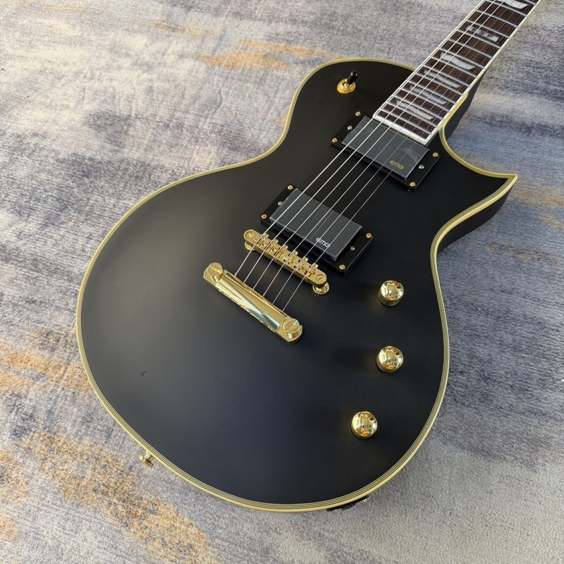 ESP-Inspired EC Style Electric Guitar with Matte Black Finish (LRG-068)