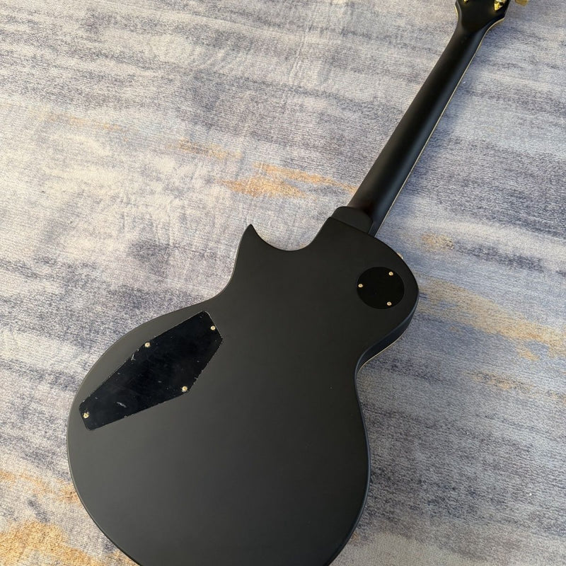 ESP-Inspired EC Style Electric Guitar with Matte Black Finish (LRG-068)