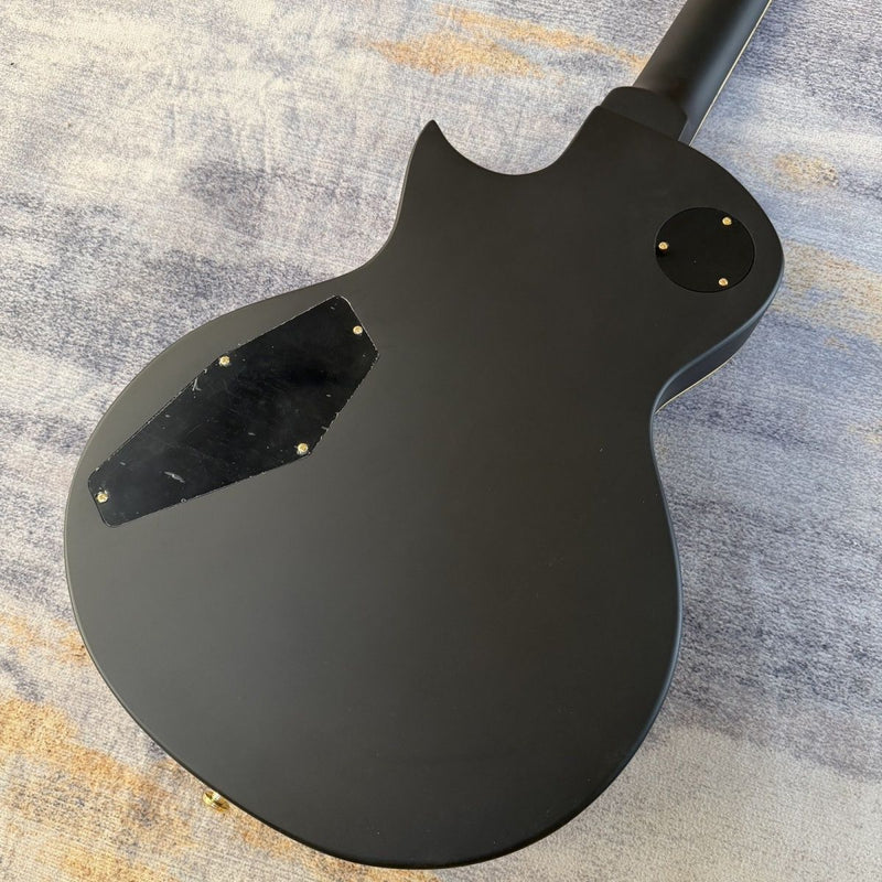 ESP-Inspired EC Style Electric Guitar with Matte Black Finish (LRG-068)