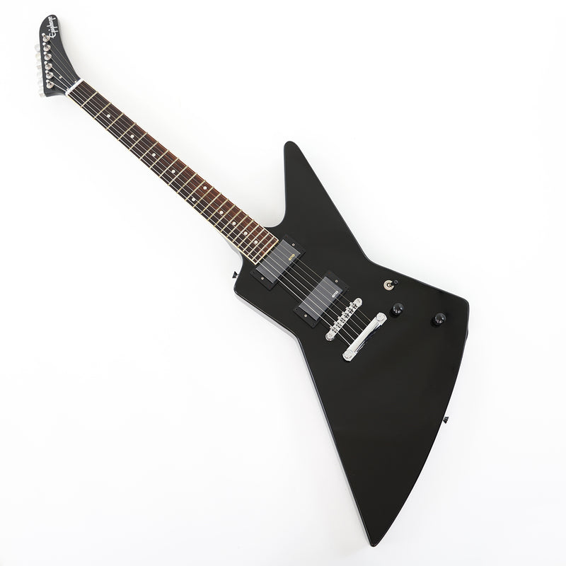 Explorer Style All Black Electric Guitar (ZQN0214)