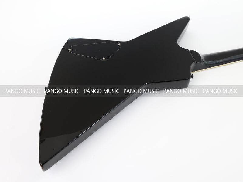 Explorer Style All Black Electric Guitar (ZQN0214)
