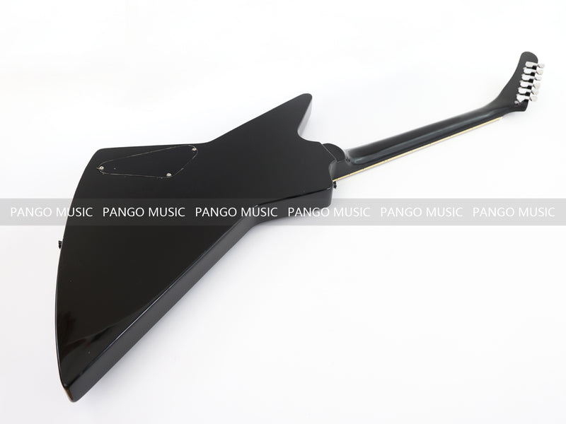 Explorer Style All Black Electric Guitar (ZQN0214)