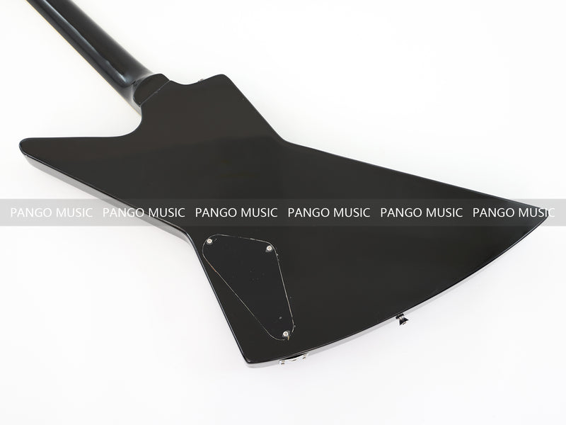 Explorer Style All Black Electric Guitar (ZQN0214)
