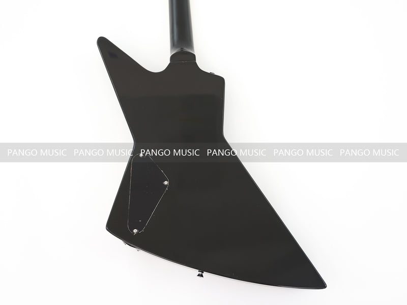 Explorer Style All Black Electric Guitar (ZQN0214)
