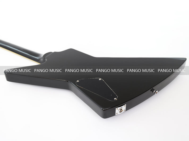 Explorer Style All Black Electric Guitar (ZQN0214)