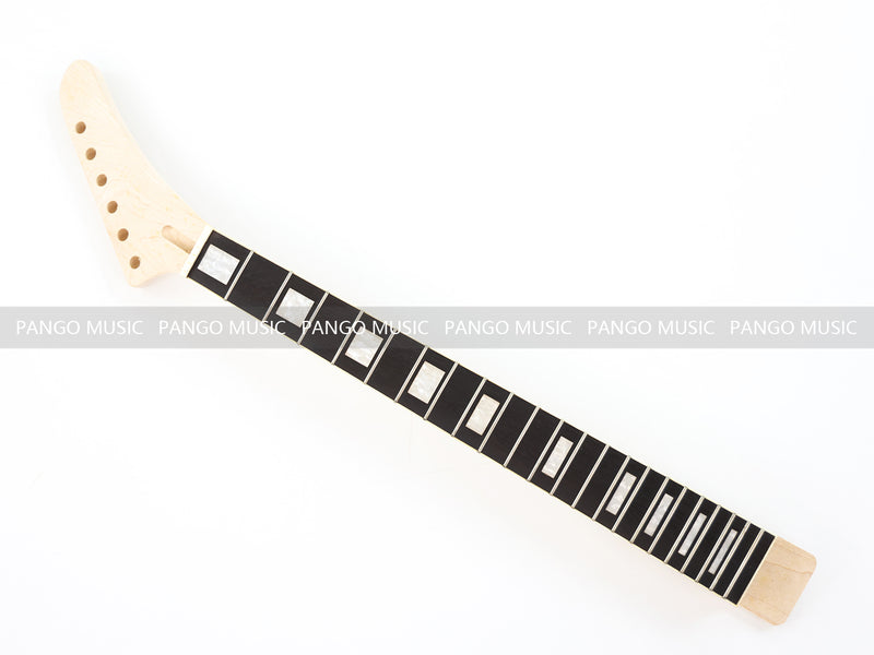 Explorer Style Ash Wood DIY Electric Guitar Kit with Flamed Maple Top (LRF-023, Limited Edition)