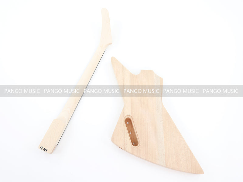 5-String Explorer Style DIY Electric Bass Guitar Kit (18706, No Hardware, Limited Edition)