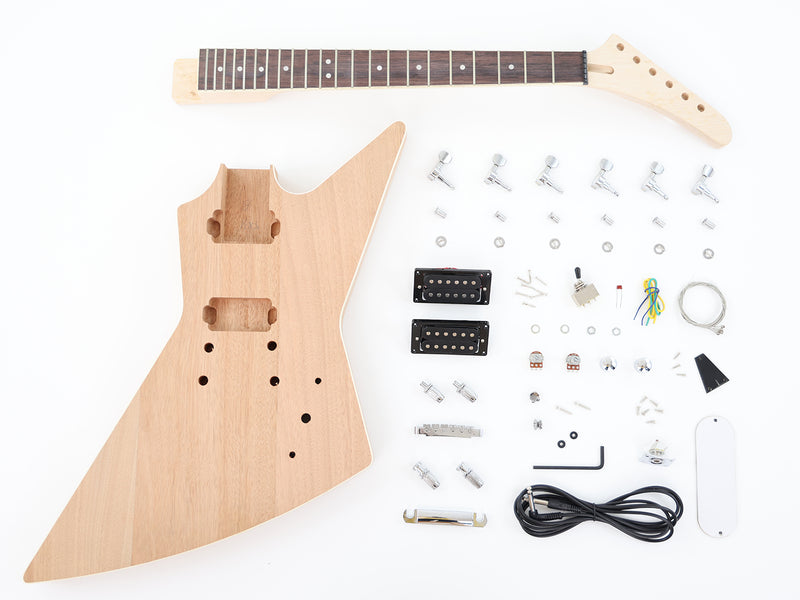 Explorer Style DIY Electric Guitar Kit (LRF-037, Limited Edition)