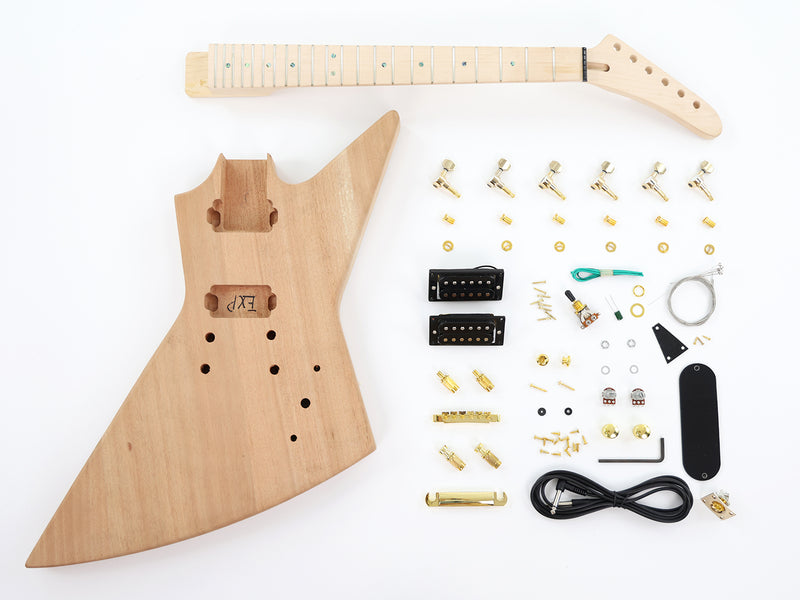 Explorer Style DIY Electric Guitar Kit (LRF-049, Limited Edition)