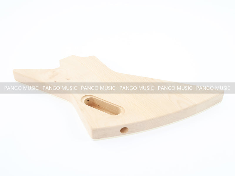 Explorer Style DIY Electric Guitar Kit with Spalted Maple Top (LRF-044, Limited Edition)