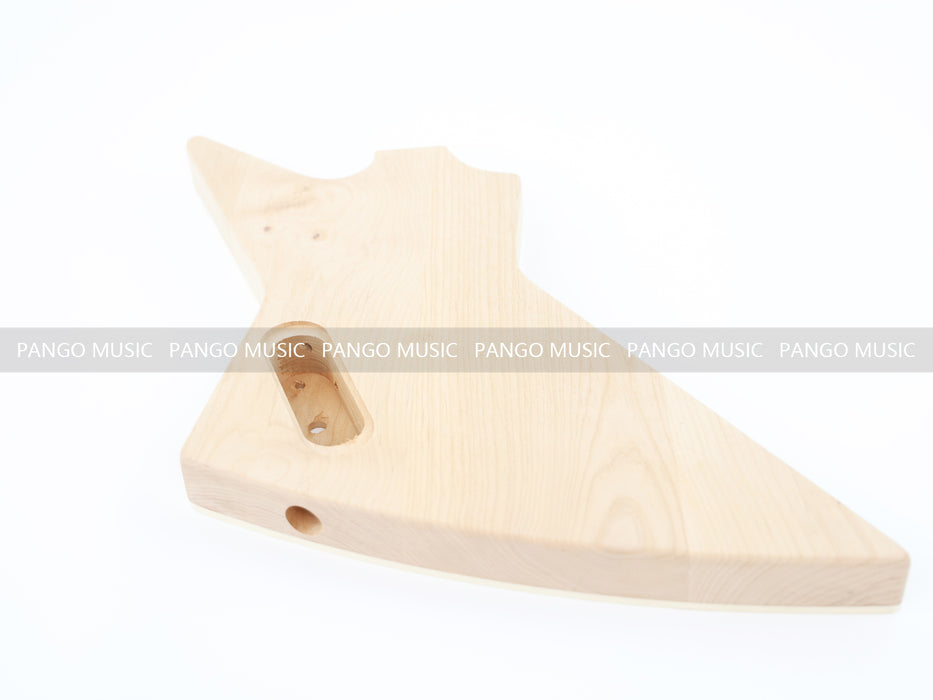 Explorer Style DIY Electric Guitar Kit with Spalted Maple Top (LRF-044, Limited Edition)