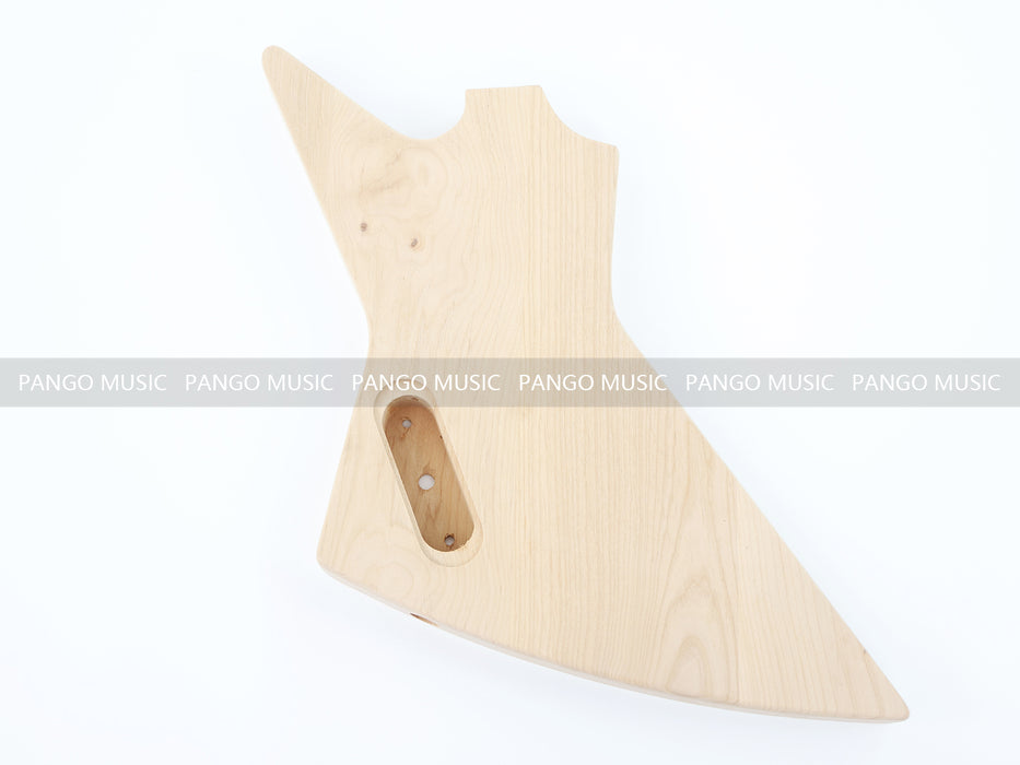 Explorer Style DIY Electric Guitar Kit with Spalted Maple Top (LRF-044, Limited Edition)