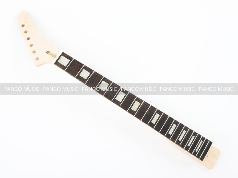 Explorer Style DIY Electric Guitar Kit with Spalted Maple Top (LRF-044, Limited Edition)