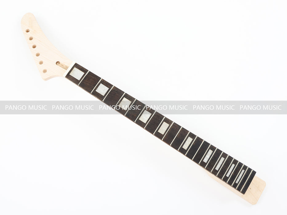 Explorer Style DIY Electric Guitar Kit with Spalted Maple Top (LRF-044, Limited Edition)