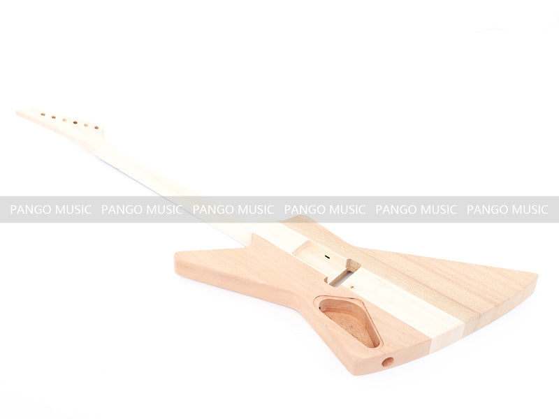 Explorer Style Neck-Through Design DIY Electric Guitar Kit (PEX-632X)