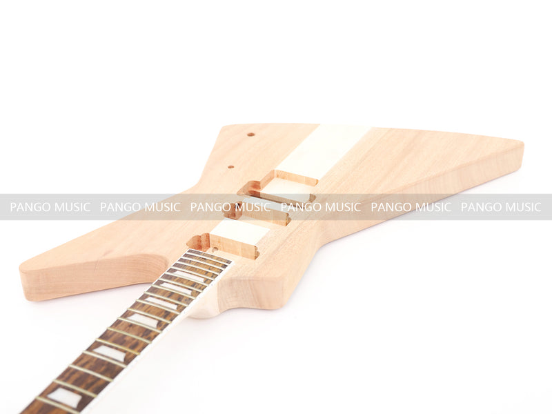 Explorer Style Neck-Through Design DIY Electric Guitar Kit (PEX-632X)