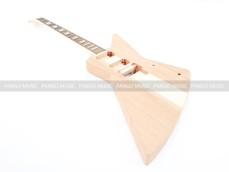 Explorer Style Neck-Through Design DIY Electric Guitar Kit (PEX-632X)