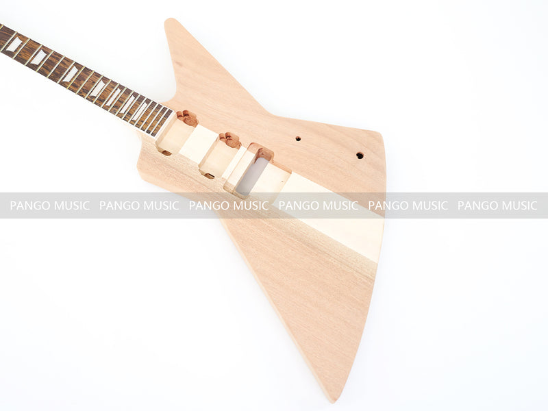 Explorer Style Neck-Through Design DIY Electric Guitar Kit (PEX-632X)
