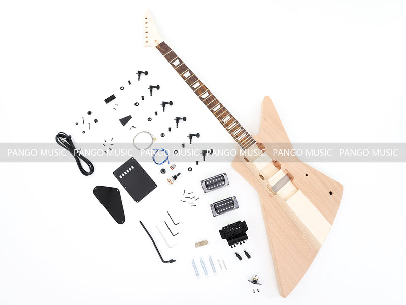 Explorer Style Neck-Through Design DIY Electric Guitar Kit (PEX-632X)